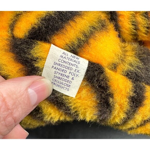 Vintage Stuffed Animal Tiger Plush Beloved Toys 80s Retro Jungle Carnival Prize - Picture 5 of 9